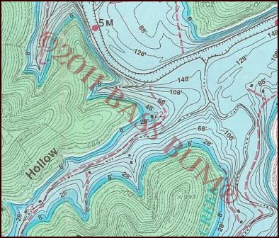 Fishing and Lake Maps - Reading Contour Maps and Understanding Legend ...