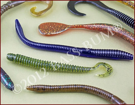 Soft baits, rubber worms and more from