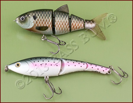 Swim Baits by Type - Hard Body - Soft Body - Rods - Reels - Lures