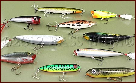 Topwater Lures, Top Water Fishing Lures, Top Water Lures, Bass Poppers