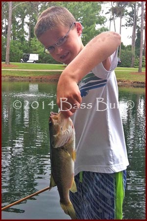 Grandson Jacob and Largemouth Bass