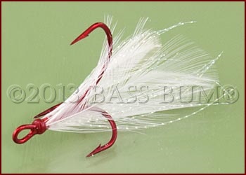 Feather dressed Sure Set Treble Hook